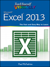 Teach Yourself VISUALLY Excel 2013